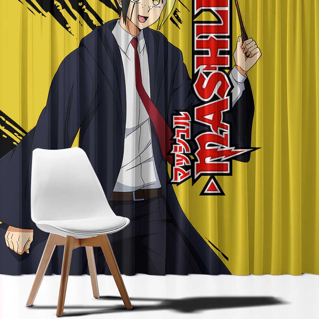 Finn Ames - Magic And Muscles Window Curtain Anime Style