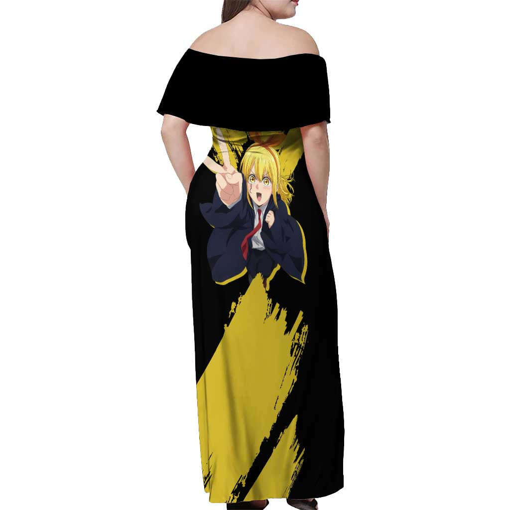 Lemon Irvine - Shakugan no Shana Off Shoulder Maxi Dress Anime Style