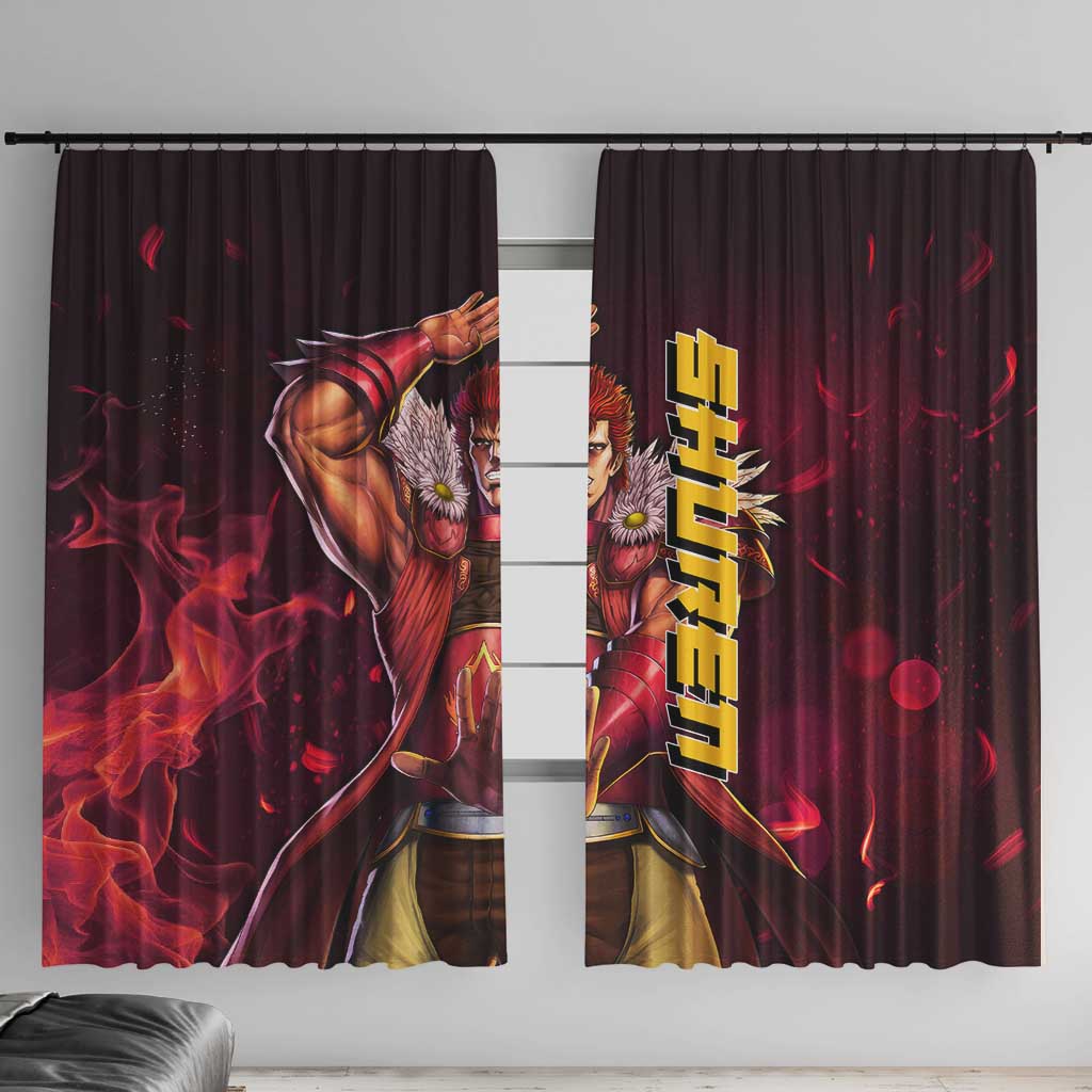 Shuren - Fist Of The North Star Window Curtain Anime Style