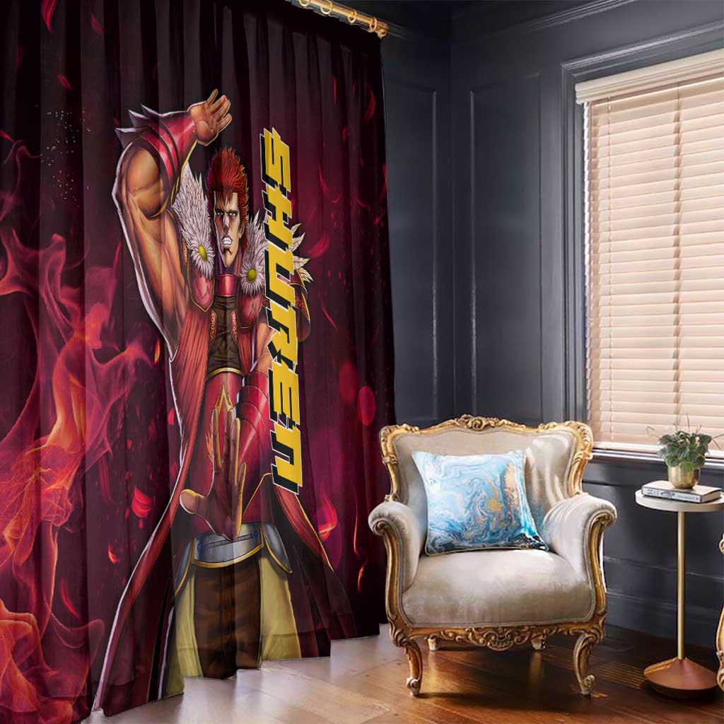 Shuren - Fist Of The North Star Window Curtain Anime Style