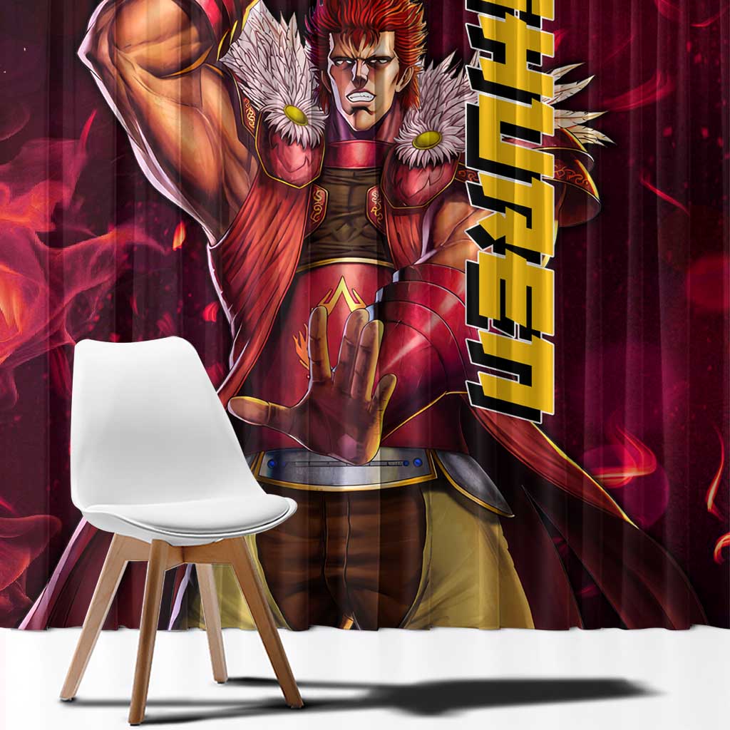 Shuren - Fist Of The North Star Window Curtain Anime Style
