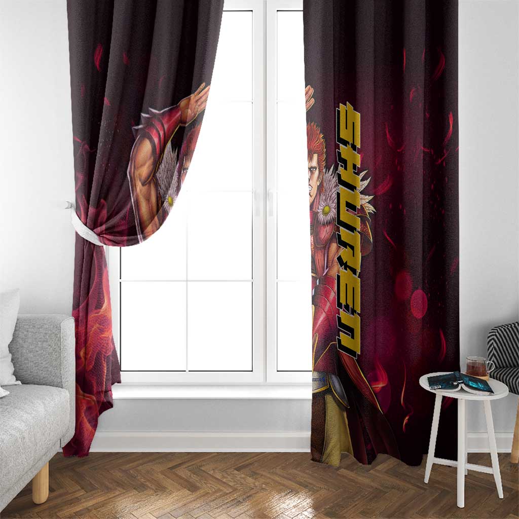 Shuren - Fist Of The North Star Window Curtain Anime Style