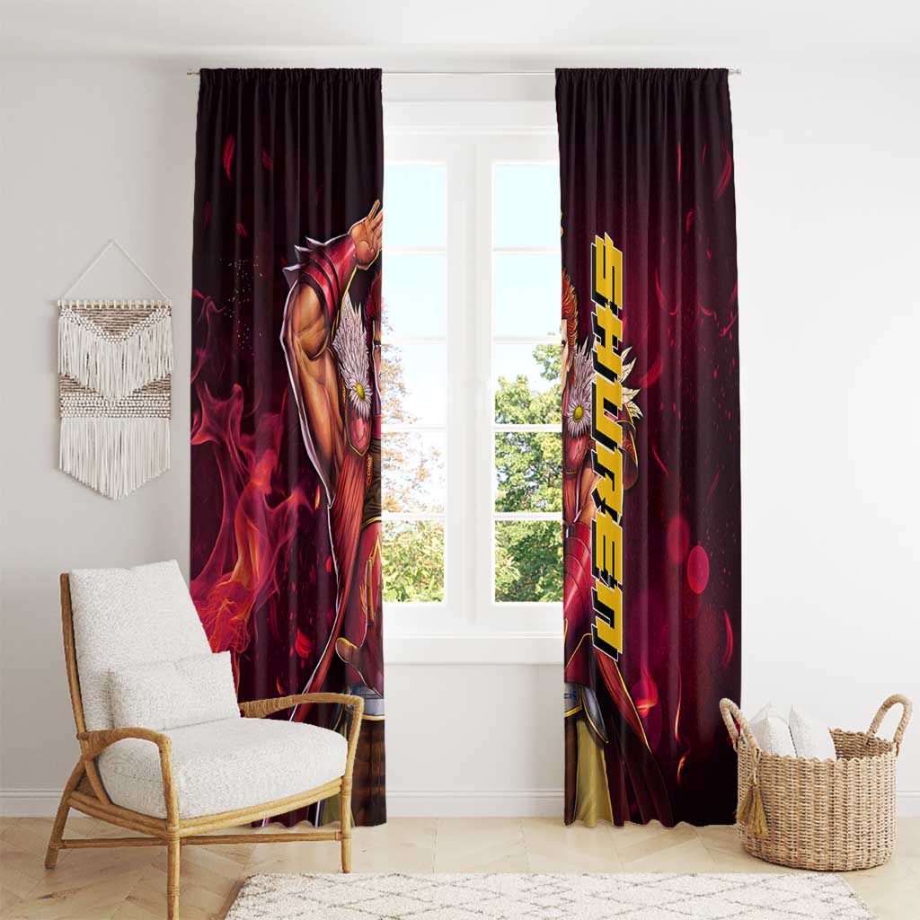 Shuren - Fist Of The North Star Window Curtain Anime Style