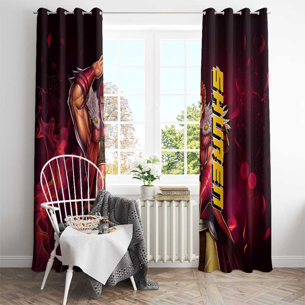 Shuren - Fist Of The North Star Window Curtain Anime Style