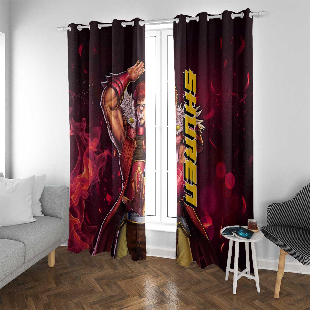 Shuren - Fist Of The North Star Window Curtain Anime Style
