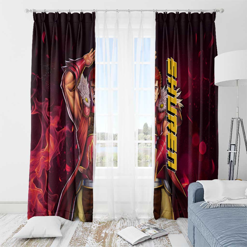 Shuren - Fist Of The North Star Window Curtain Anime Style