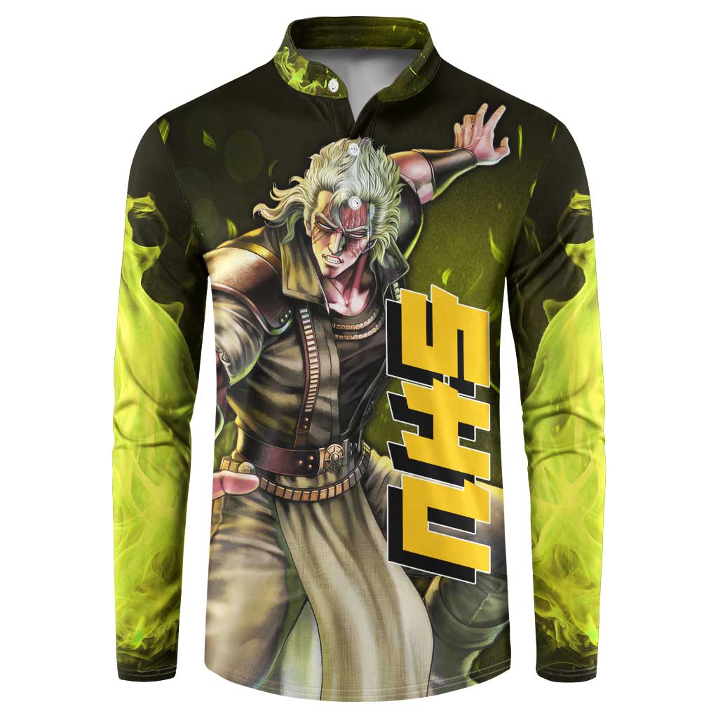 Shu - Fist Of The North Star Button Sweatshirt Anime Style