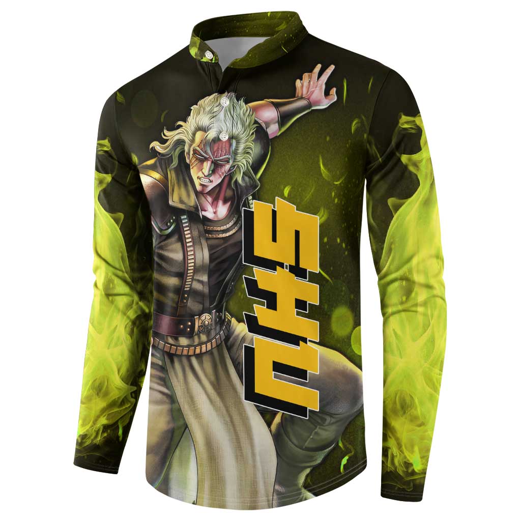 Shu - Fist Of The North Star Button Sweatshirt Anime Style