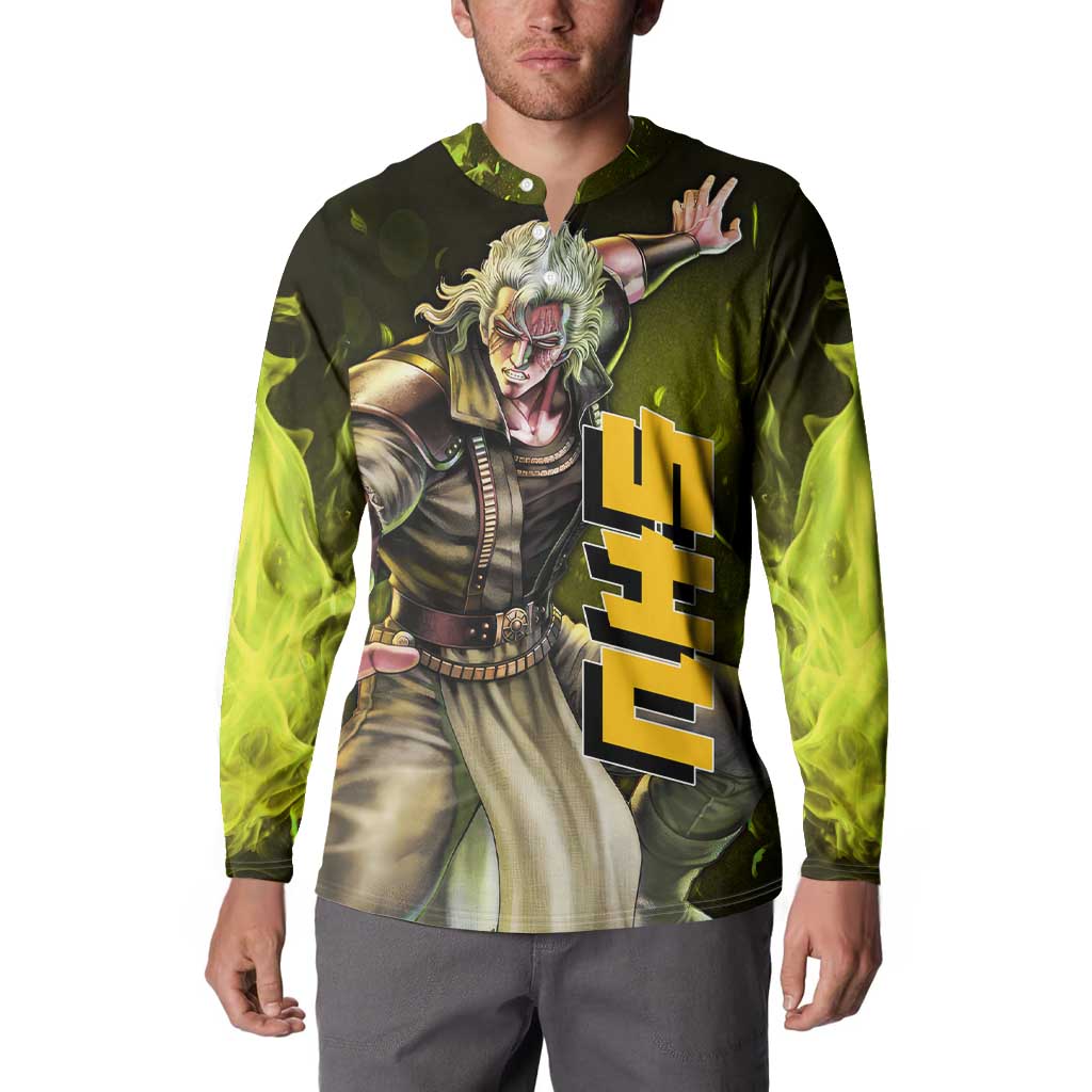 Shu - Fist Of The North Star Button Sweatshirt Anime Style