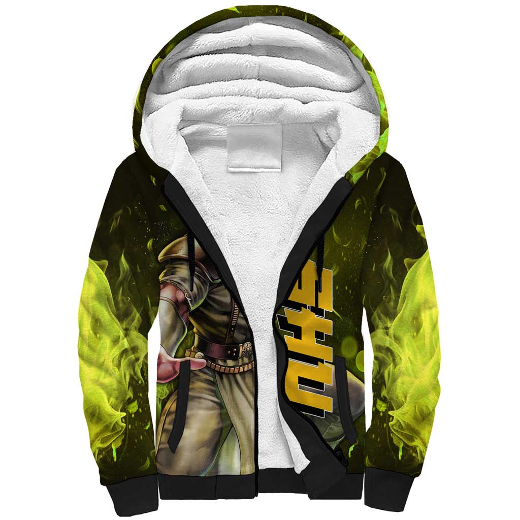 Shu - Fist Of The North Star Sherpa Hoodie Anime Style