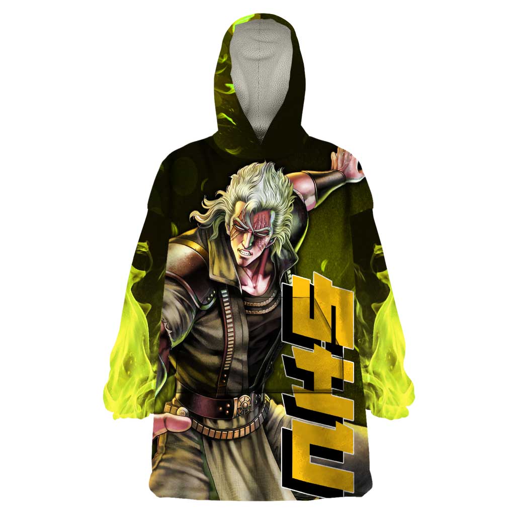 Shu - Fist Of The North Star Wearable Blanket Hoodie Anime Style