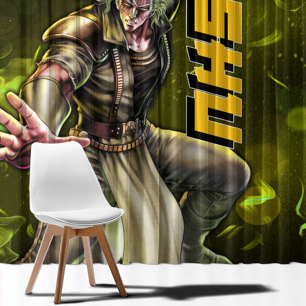 Shu - Fist Of The North Star Window Curtain Anime Style