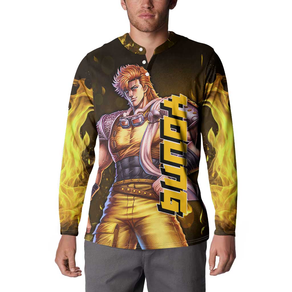 Young - Fist Of The North Star Button Sweatshirt Anime Style