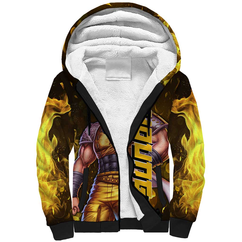 Young - Fist Of The North Star Sherpa Hoodie Anime Style