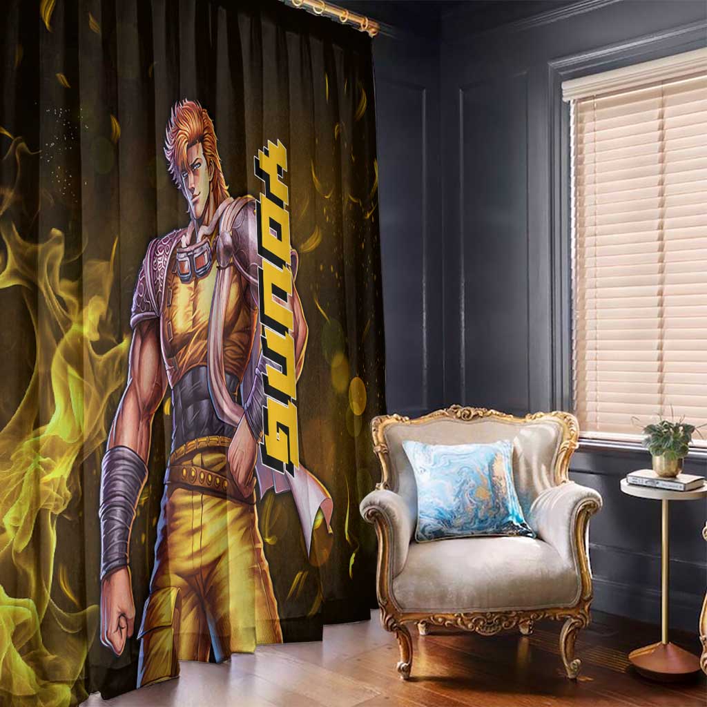 Young - Fist Of The North Star Window Curtain Anime Style