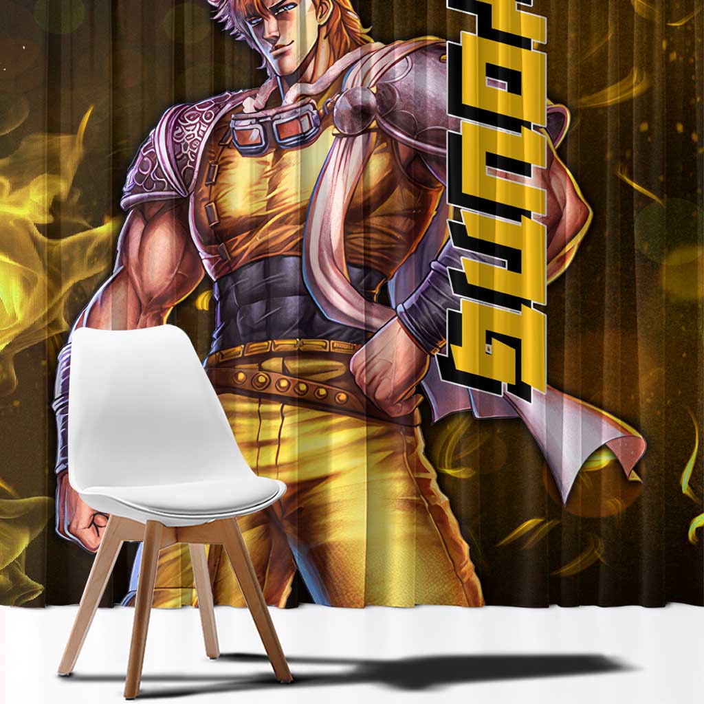 Young - Fist Of The North Star Window Curtain Anime Style