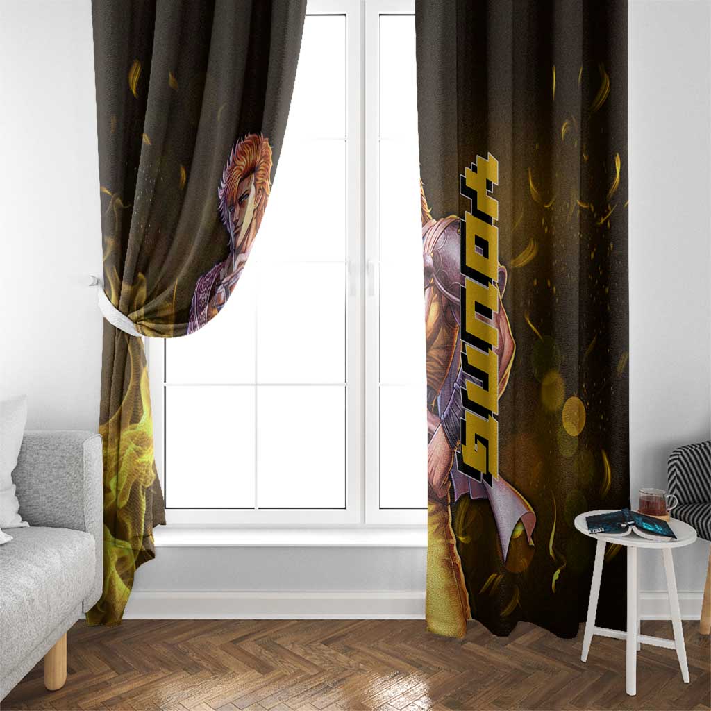 Young - Fist Of The North Star Window Curtain Anime Style