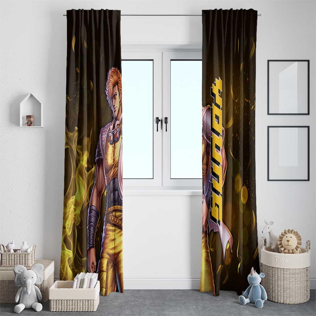 Young - Fist Of The North Star Window Curtain Anime Style