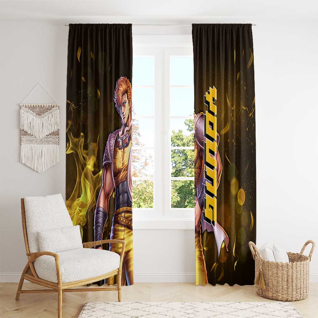 Young - Fist Of The North Star Window Curtain Anime Style