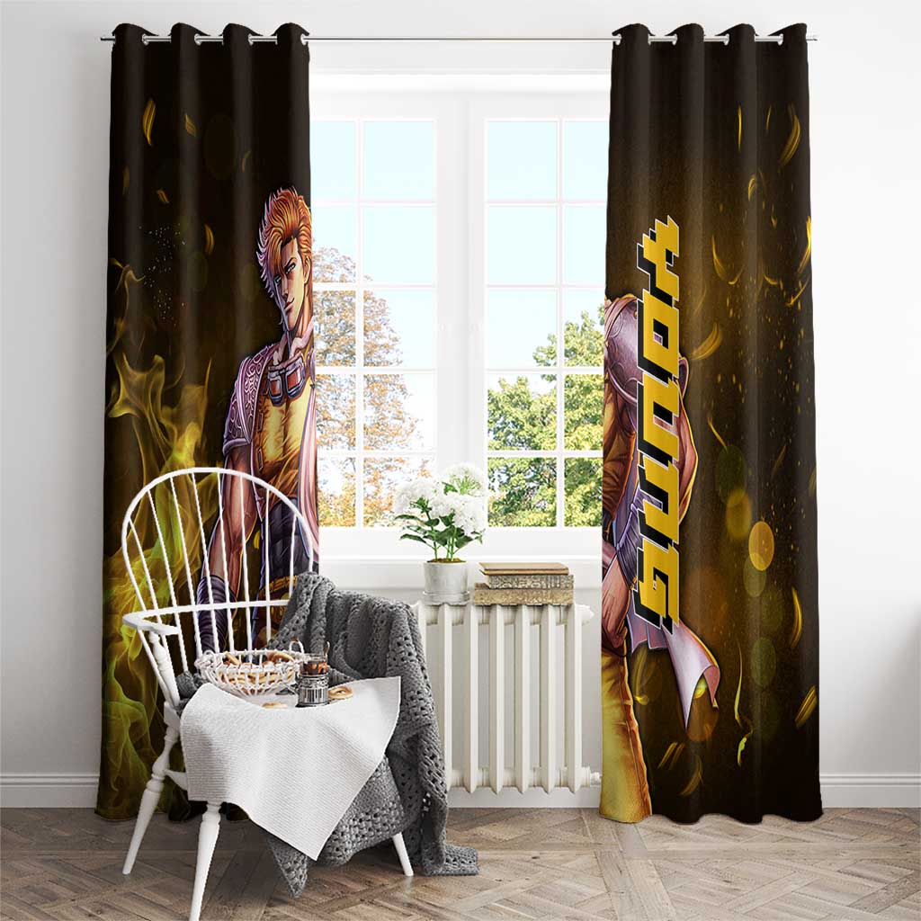 Young - Fist Of The North Star Window Curtain Anime Style