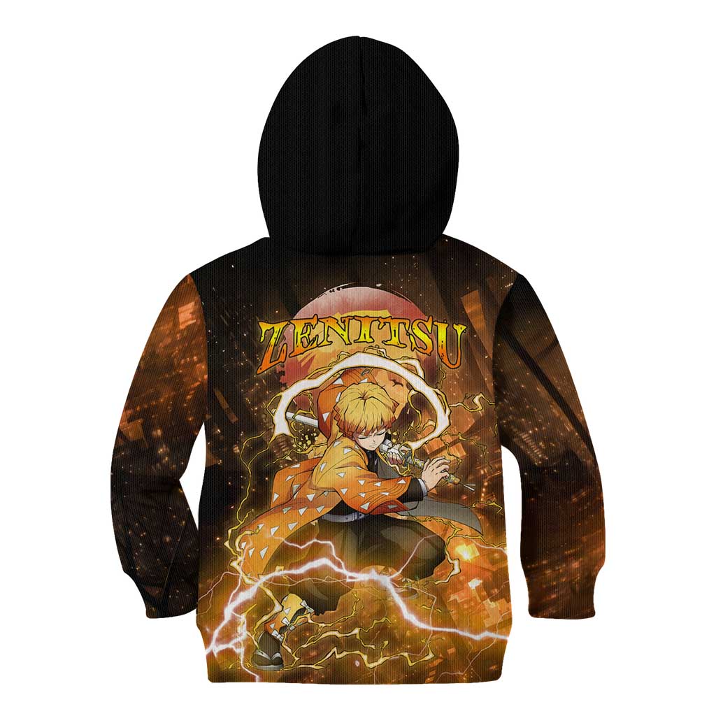 Nenitsu - Infinity Castle - Demon Slayer Kid Hoodie Anime Style