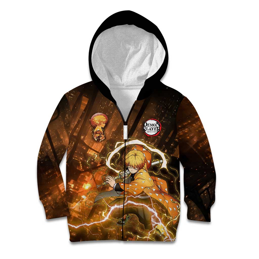 Nenitsu - Infinity Castle - Demon Slayer Kid Hoodie Anime Style