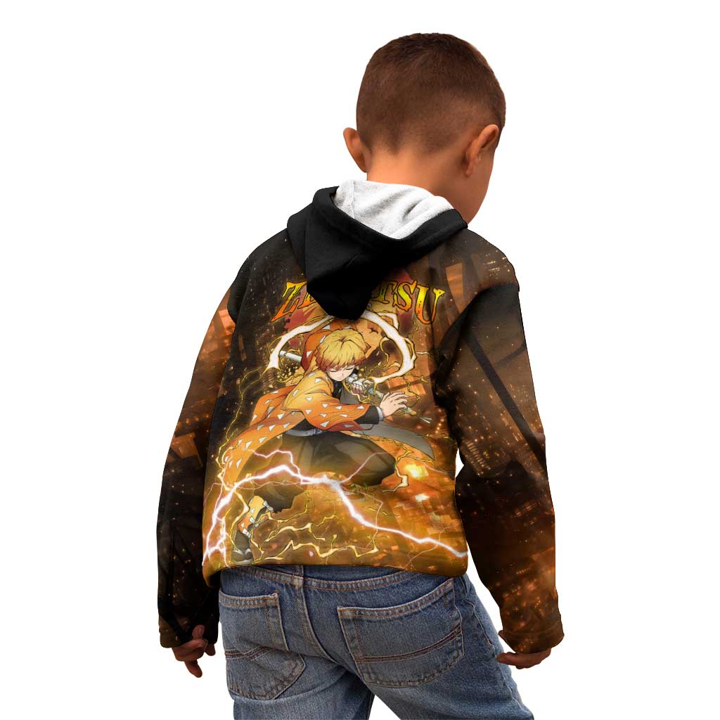 Nenitsu - Infinity Castle - Demon Slayer Kid Hoodie Anime Style