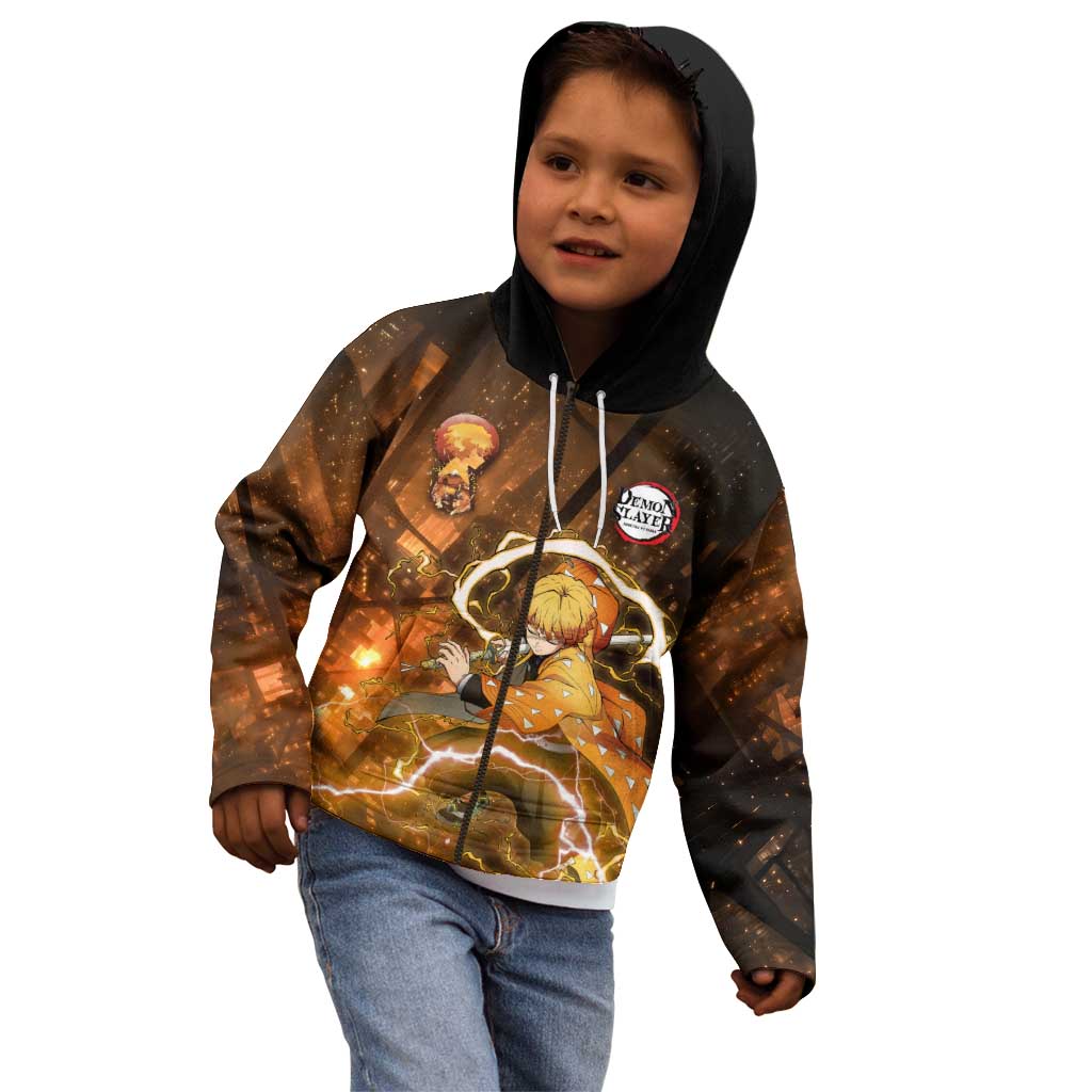 Nenitsu - Infinity Castle - Demon Slayer Kid Hoodie Anime Style