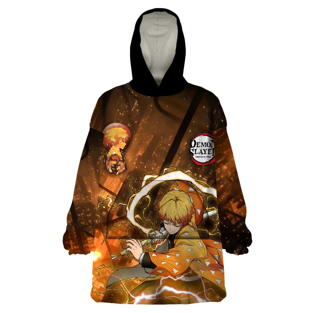 Nenitsu - Infinity Castle - Demon Slayer Wearable Blanket Hoodie Anime Style