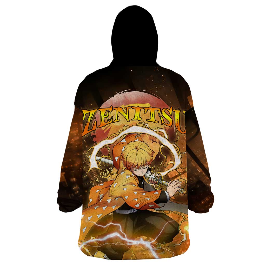 Nenitsu - Infinity Castle - Demon Slayer Wearable Blanket Hoodie Anime Style