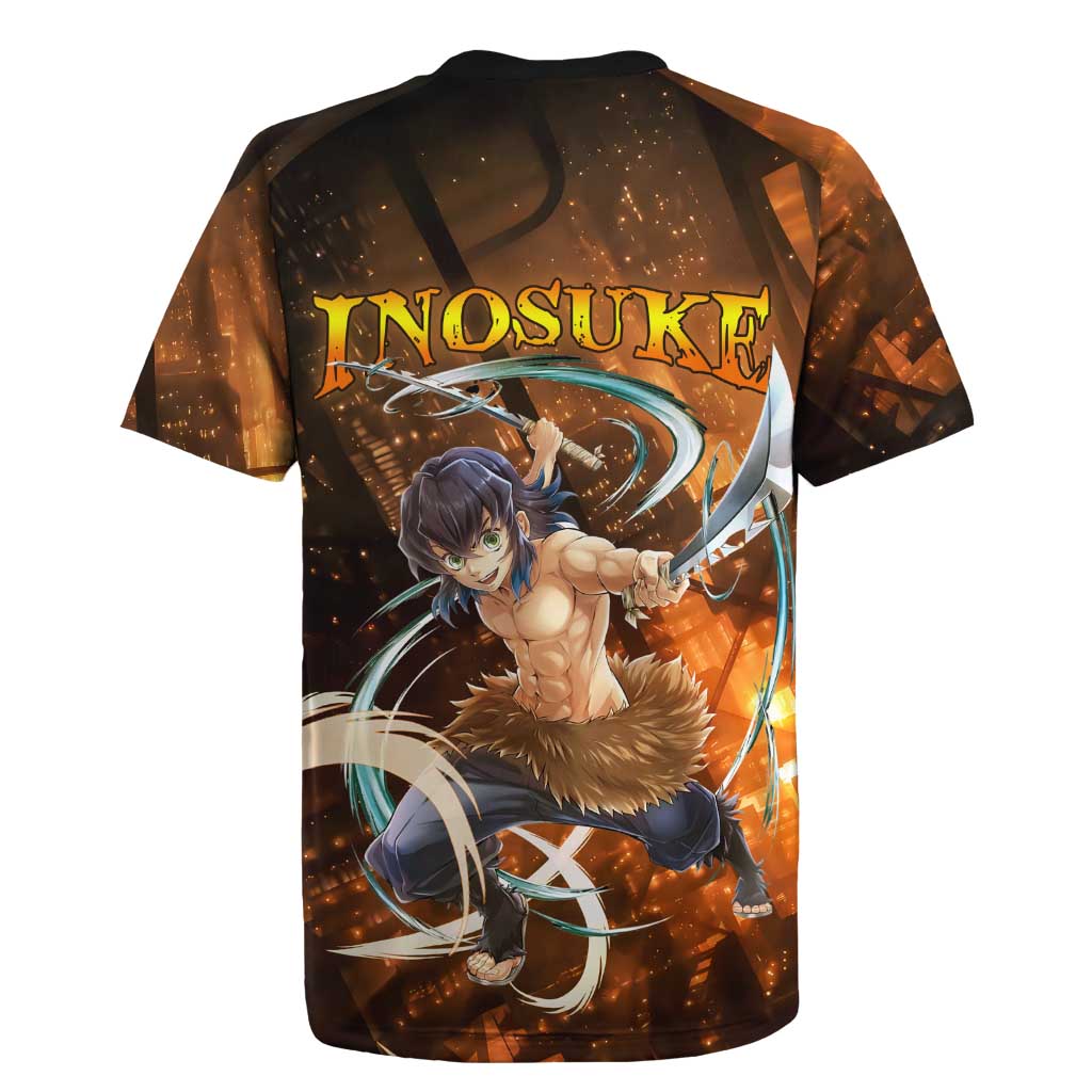 Inosuke - Infinity Castle - Demon Slayer Rugby Jersey Anime Style