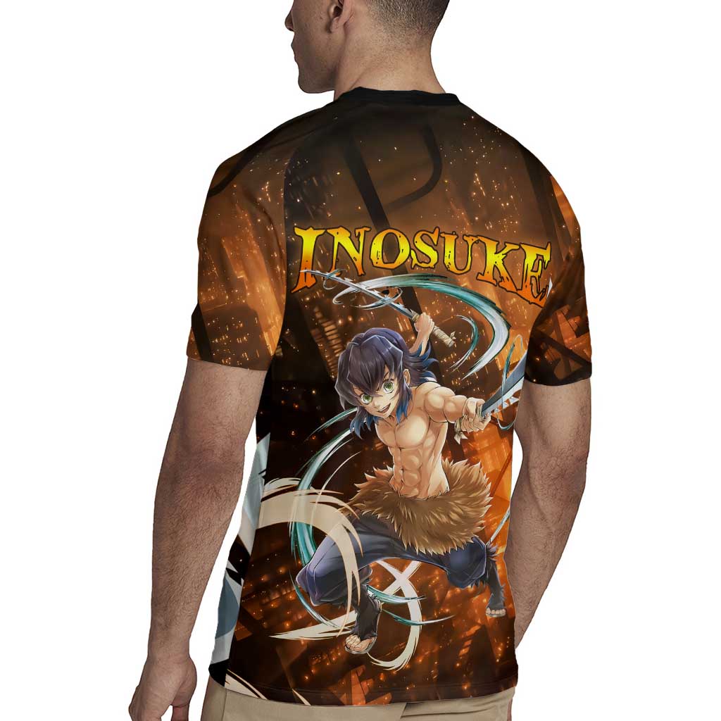 Inosuke - Infinity Castle - Demon Slayer Rugby Jersey Anime Style