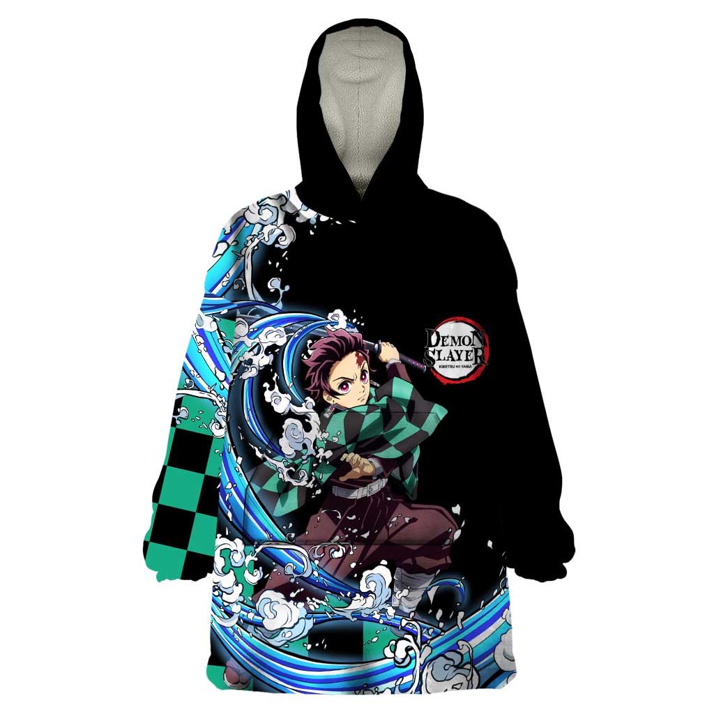 Tanjiro Kamado - Demon Slayer Wearable Blanket Hoodie Anime Style