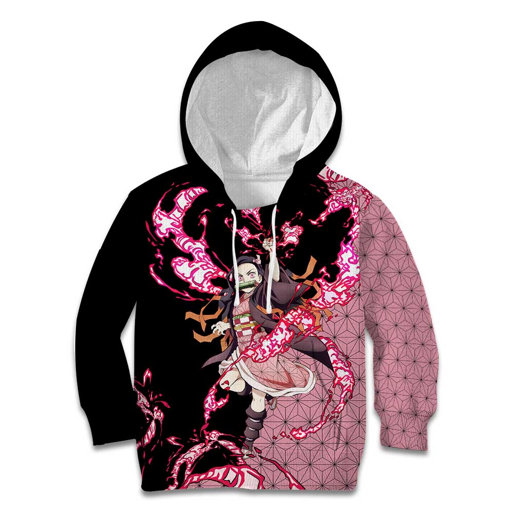 Nezuko Kamado - Demon Slayer Kid Hoodie Anime Style