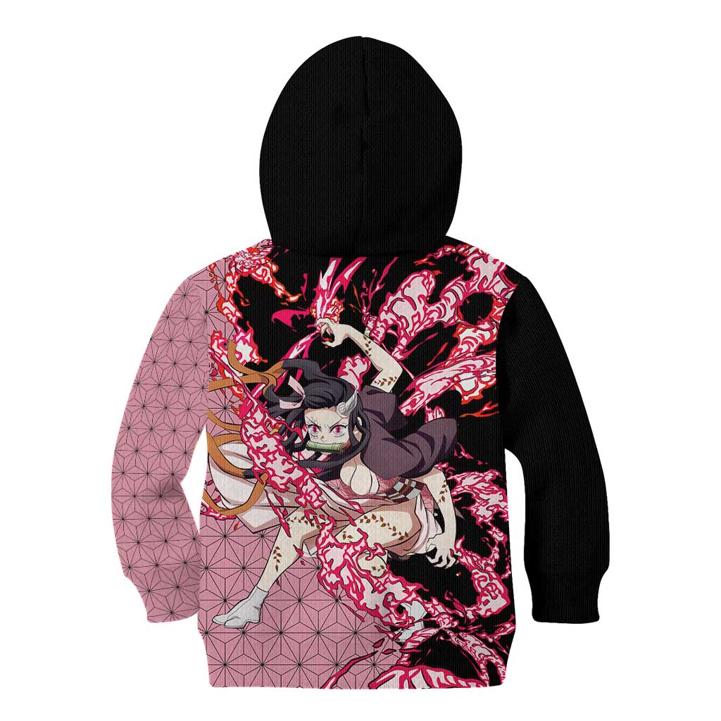 Nezuko Kamado - Demon Slayer Kid Hoodie Anime Style