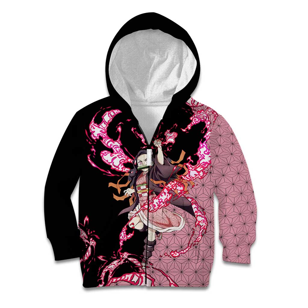 Nezuko Kamado - Demon Slayer Kid Hoodie Anime Style