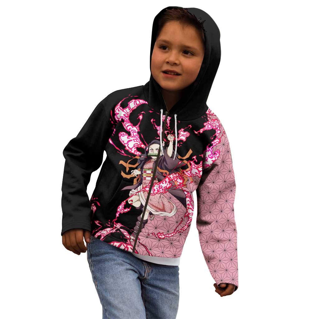 Nezuko Kamado - Demon Slayer Kid Hoodie Anime Style