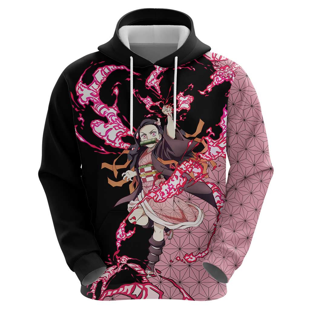 Nezuko Kamado - Demon Slayer Zip Hoodie Anime Style