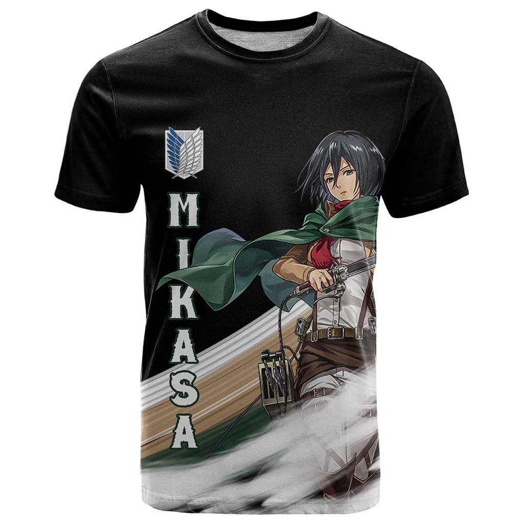 Mikasa Ackerman - Attack On Titan T Shirt Anime Style