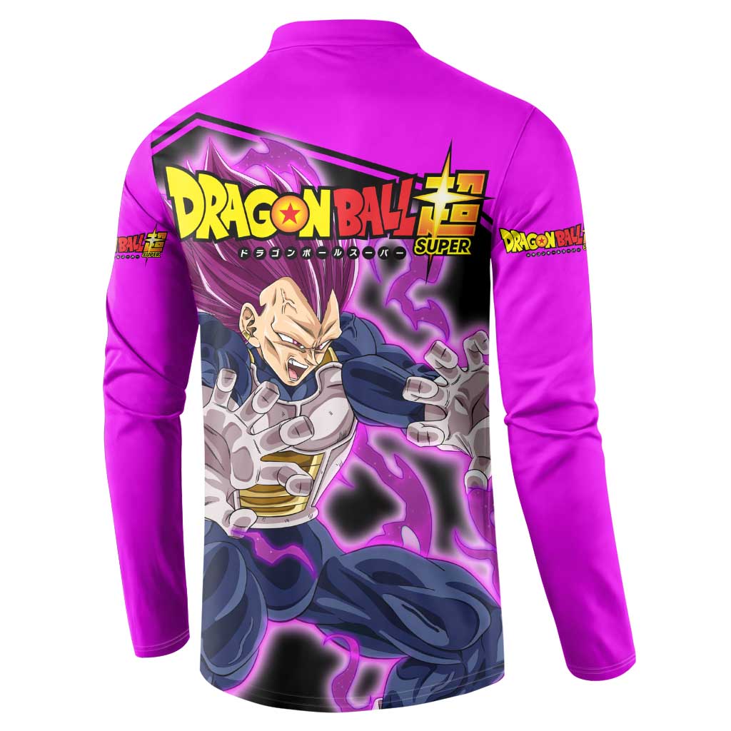 Vegeta Ultra Ego - Dragon Ball Button Sweatshirt Anime Style