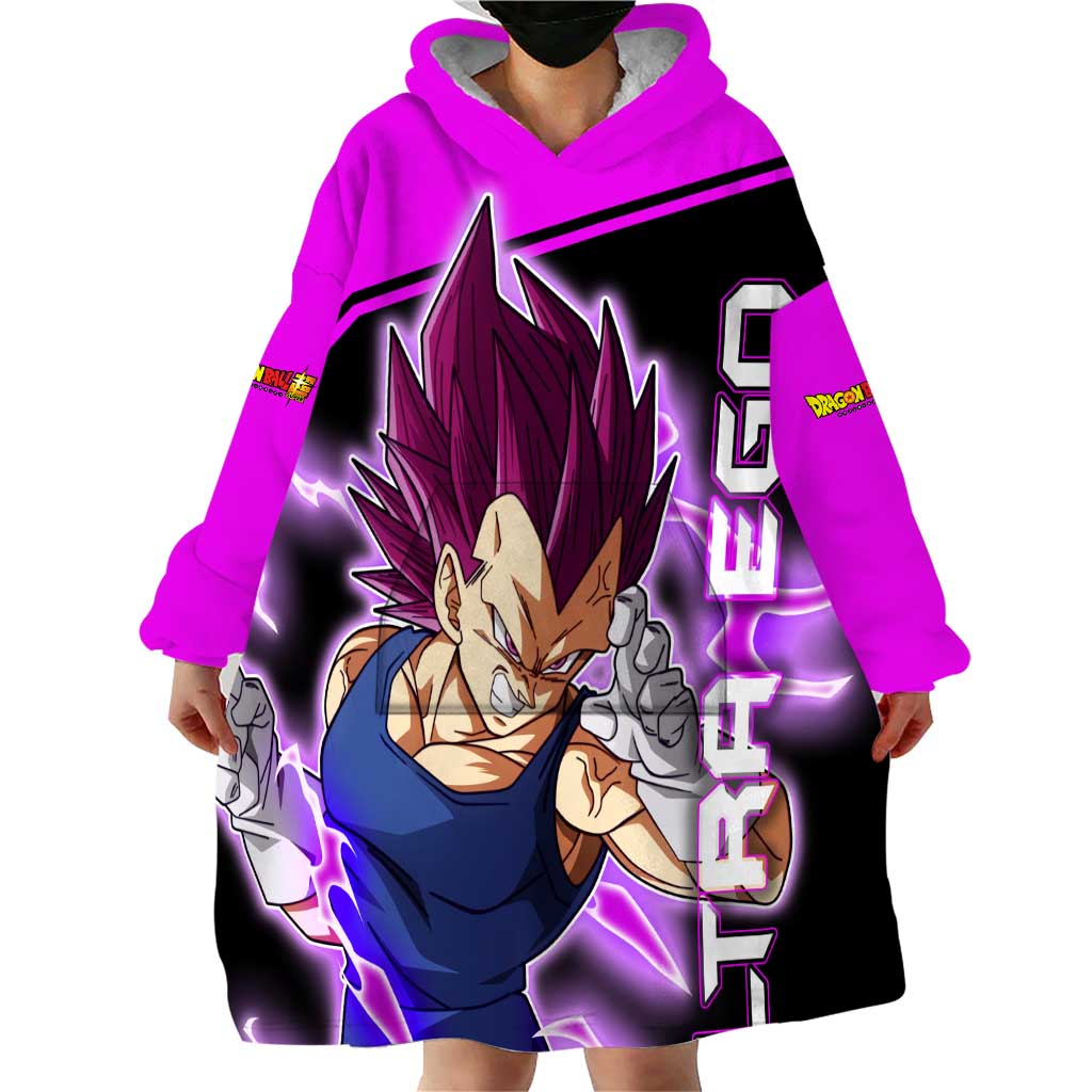 Vegeta Ultra Ego - Dragon Ball Wearable Blanket Hoodie Anime Style