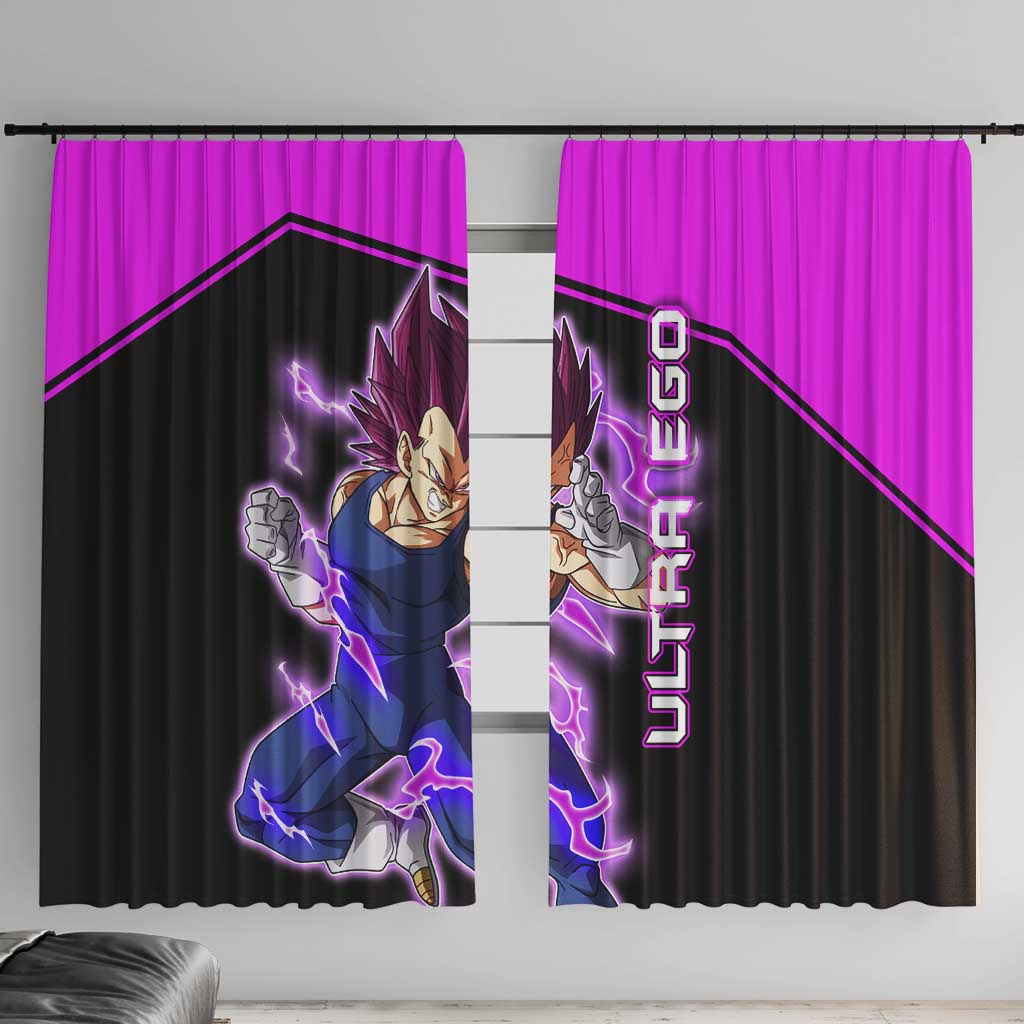 Vegeta Ultra Ego - Dragon Ball Window Curtain Anime Style