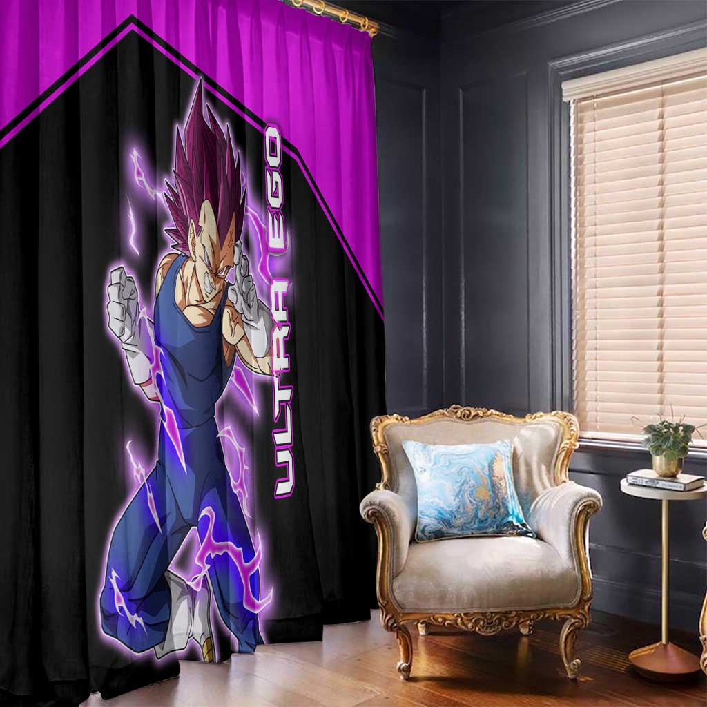 Vegeta Ultra Ego - Dragon Ball Window Curtain Anime Style
