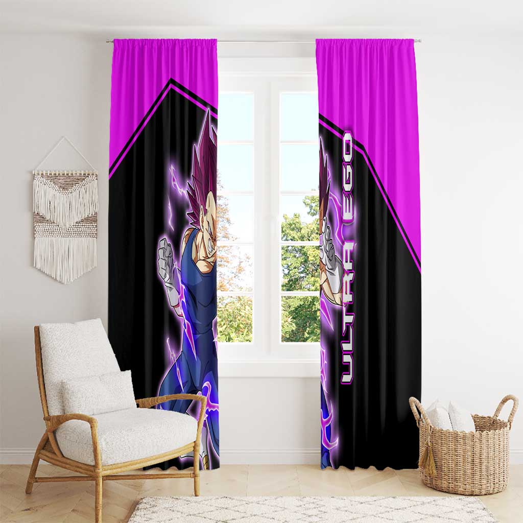 Vegeta Ultra Ego - Dragon Ball Window Curtain Anime Style
