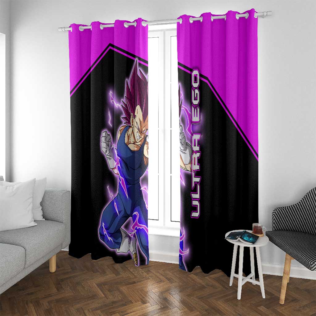 Vegeta Ultra Ego - Dragon Ball Window Curtain Anime Style