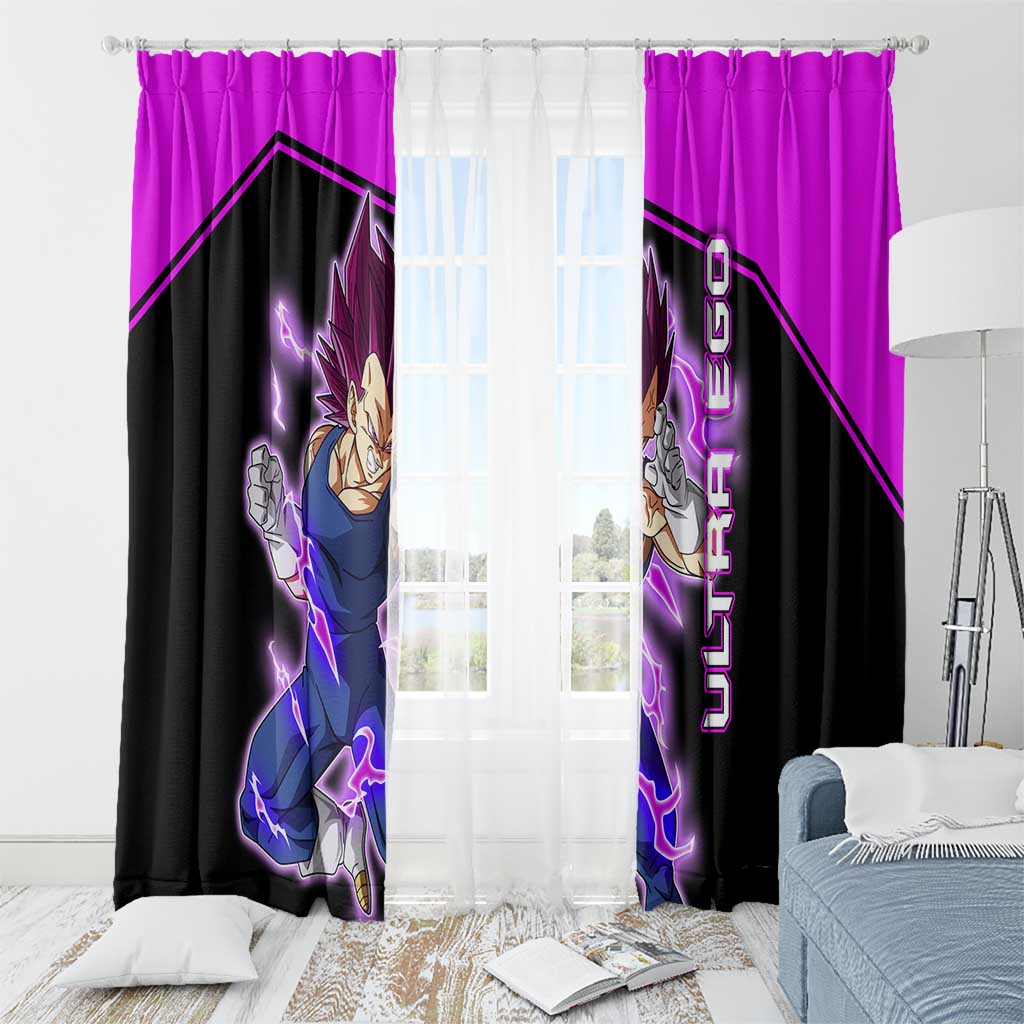Vegeta Ultra Ego - Dragon Ball Window Curtain Anime Style