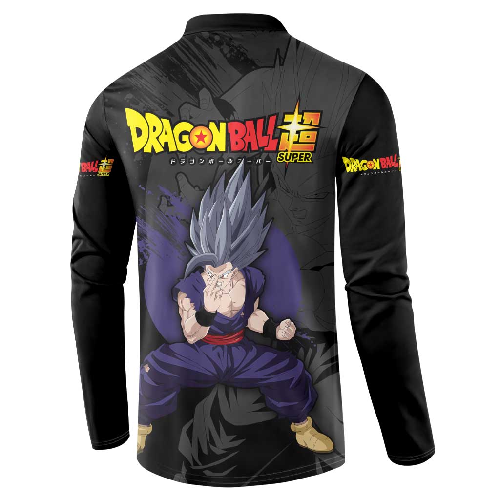 Gohan Beast - Dragon Ball Button Sweatshirt Anime Style