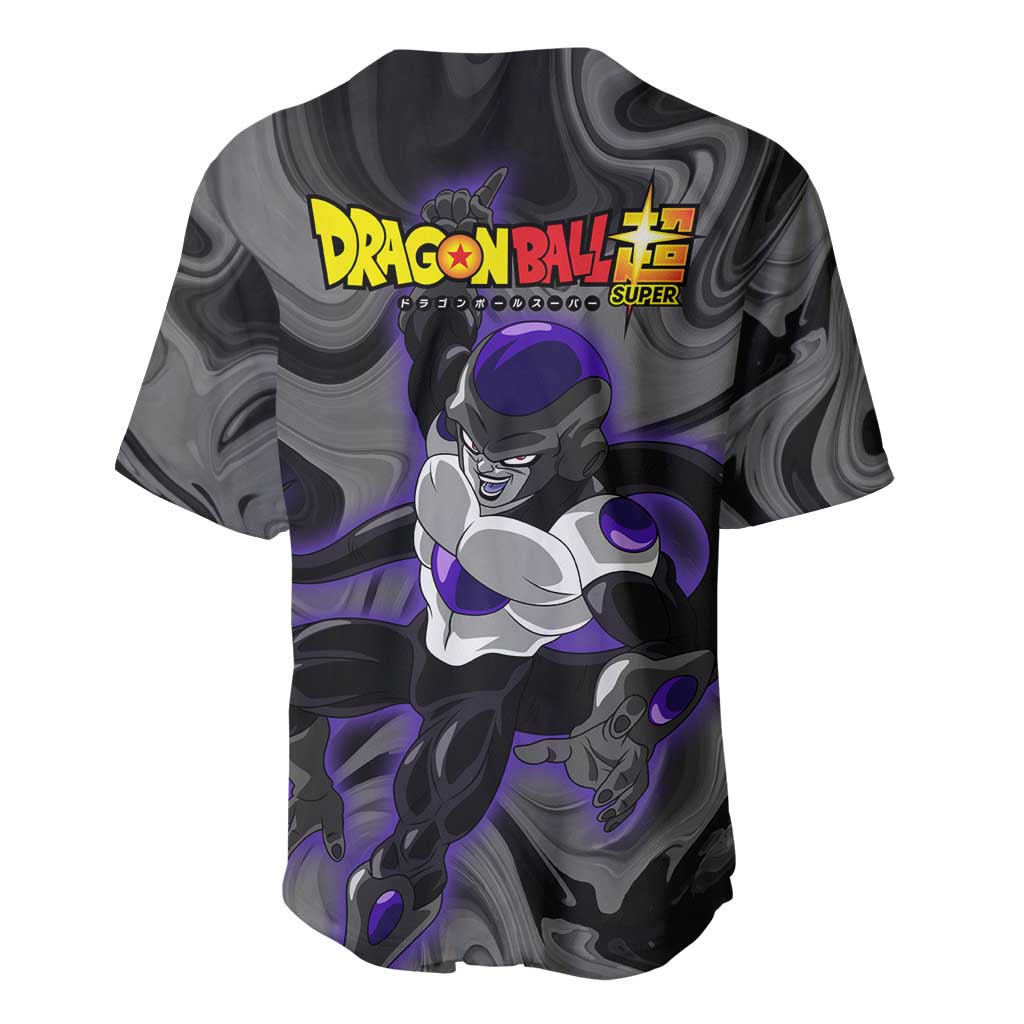 Black Frieza - Dragon Ball Baseball Jersey Anime Style