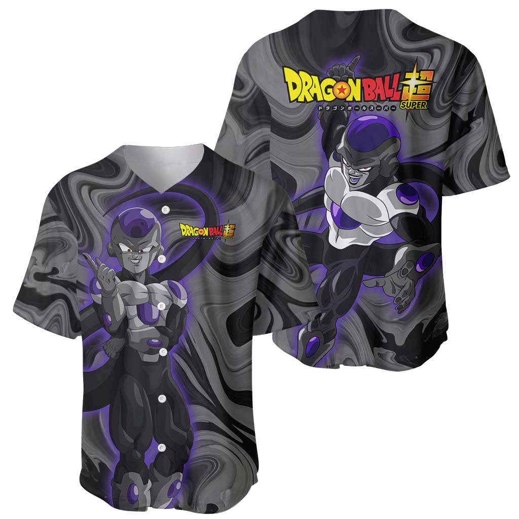 Black Frieza - Dragon Ball Baseball Jersey Anime Style