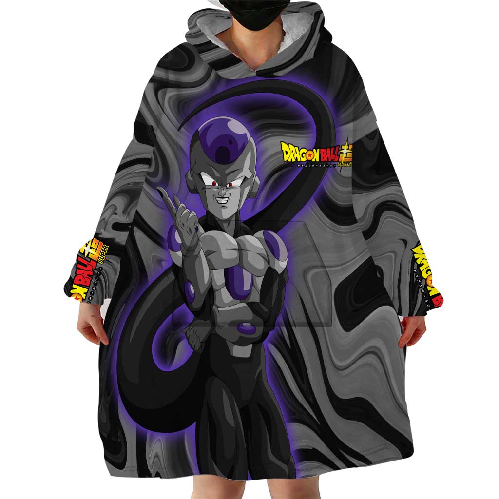 Black Frieza - Dragon Ball Wearable Blanket Hoodie Anime Style